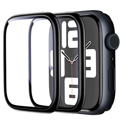 Apple Watch SE Series 3 40mm Glass Screen Protector Alignment Kit by SwiftShield (2 Pack - Black)