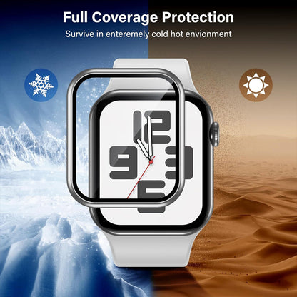 Apple Watch SE Series 2 40mm Glass Screen Protector Alignment Kit by SwiftShield (2 Pack - Silver)