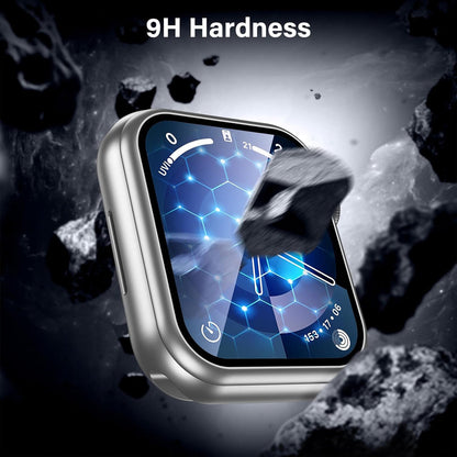 Apple Watch SE Series 2 44mm Glass Screen Protector Alignment Kit by SwiftShield (2 Pack - Silver)
