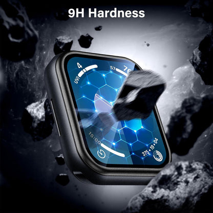 Apple Watch Series 11 (46mm) Glass Screen Protector Alignment Kit by SwiftShield (2 Pack - Black)