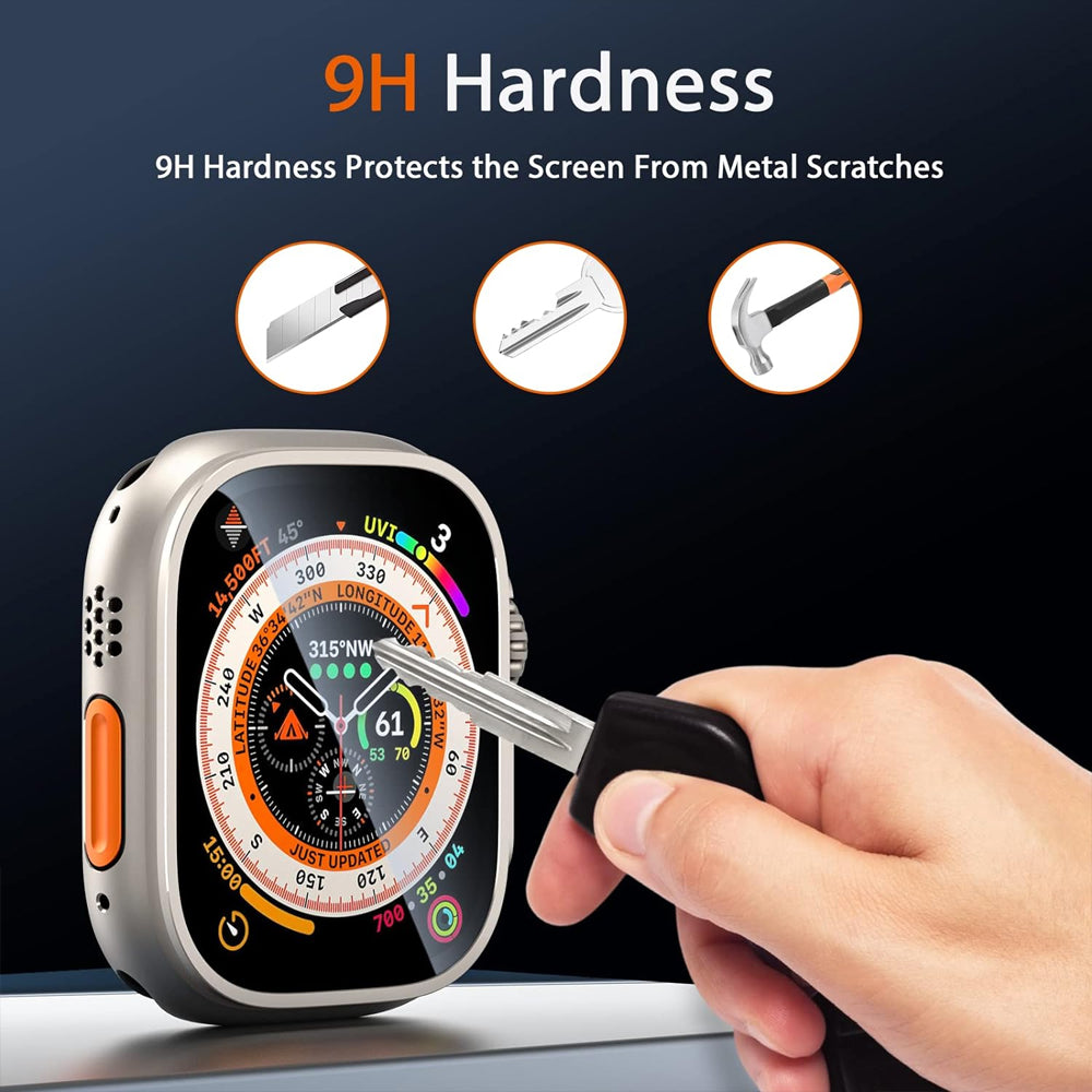 Apple Watch Ultra 3 49mm Glass Screen Protector Alignment Kit by SwiftShield (2 Pack)
