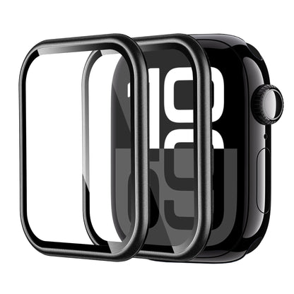 Apple Watch Series 11 (46mm) Glass Screen Protector Alignment Kit by SwiftShield (2 Pack - Black)