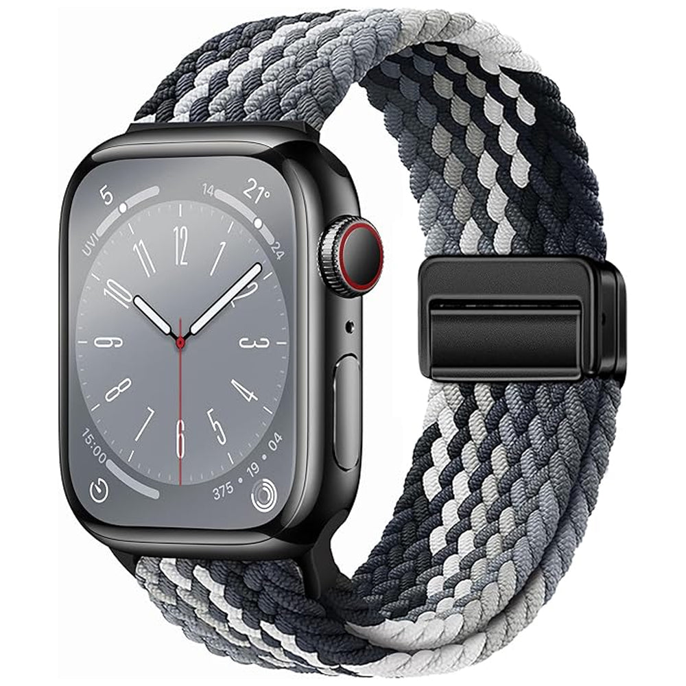 Nylon Stretch Braided Strap for Apple Watch 8