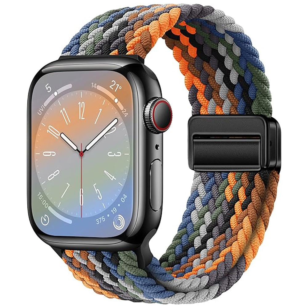 Nylon Stretch Braided Strap for Apple Watch 8