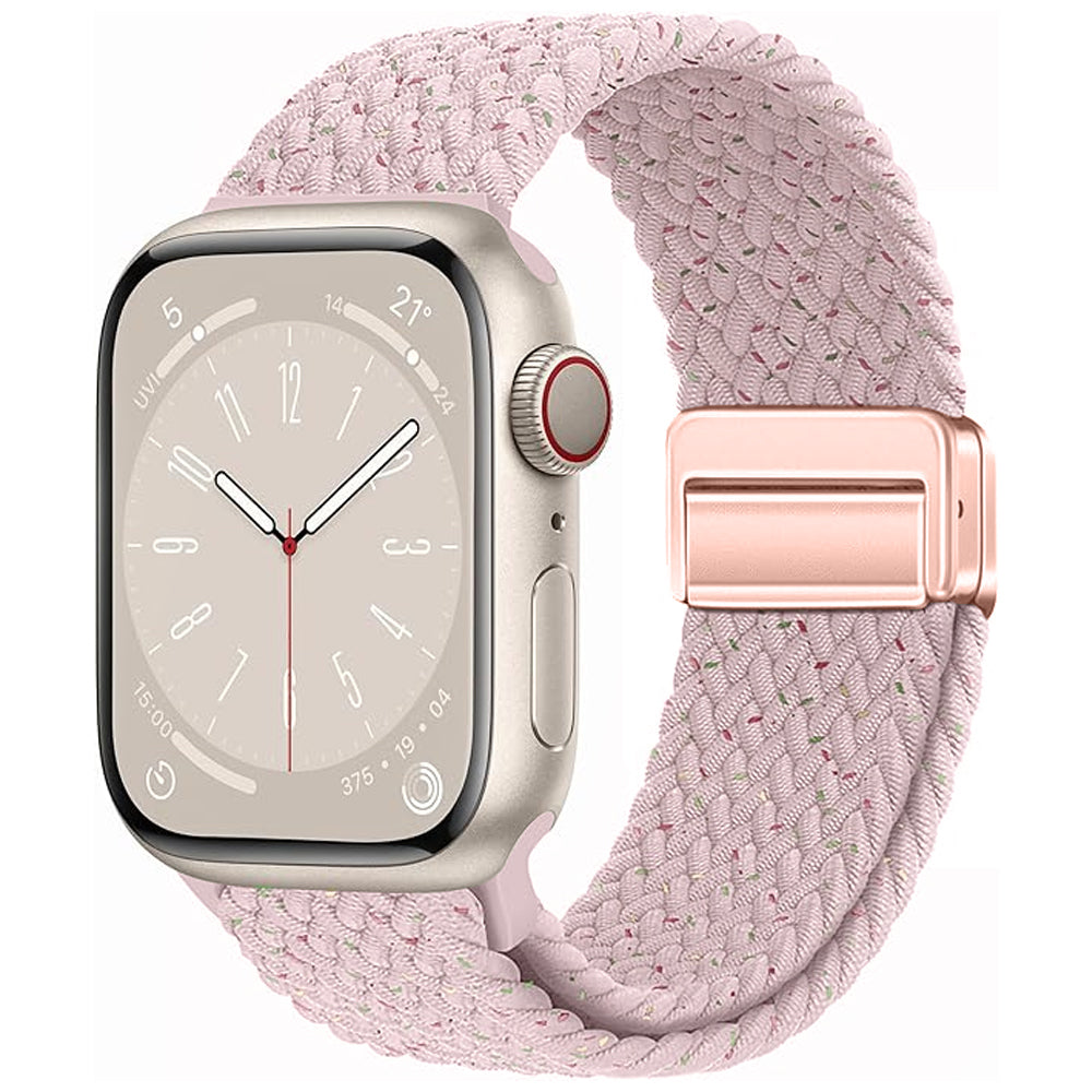 Nylon Stretch Braided Strap for Apple Watch 8