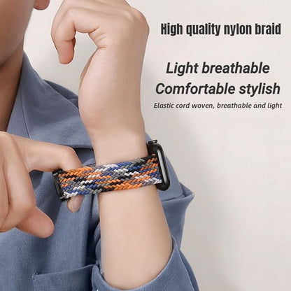 Nylon Stretch Braided Strap for Apple Watch 8