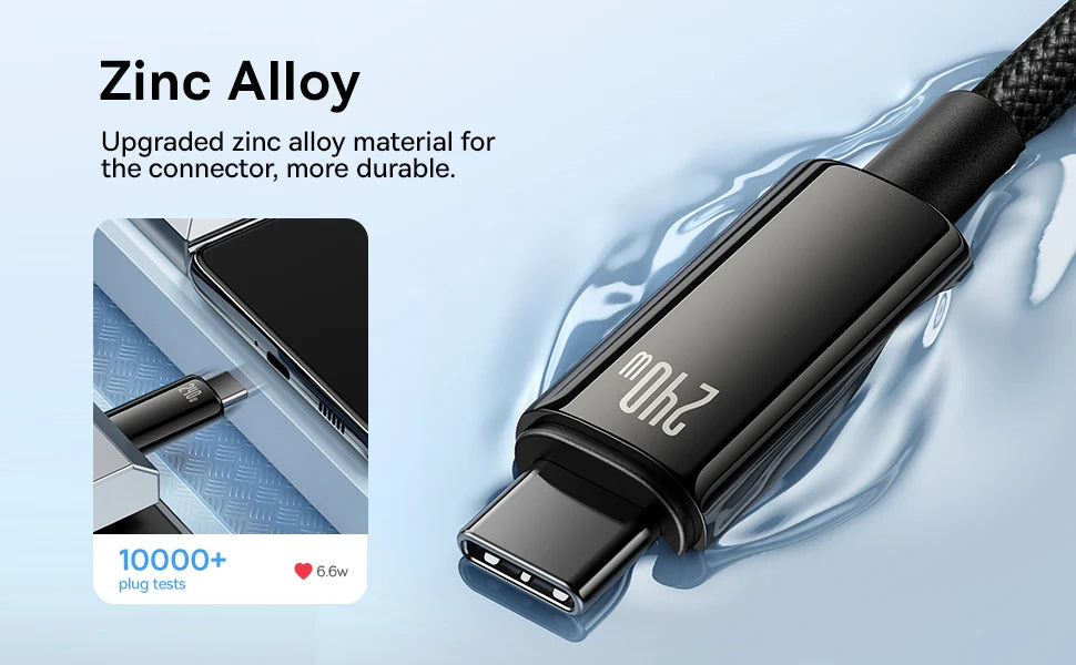 240W USB-C to USB-C Cable - Baseus Fast Charger