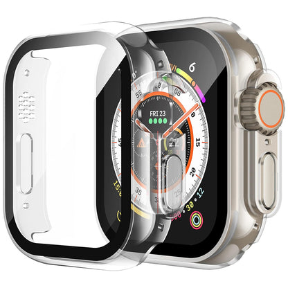 Apple Watch Ultra 3 49mm Case with Glass Screen Protector by Swiftshield (2 Pack - Clear)