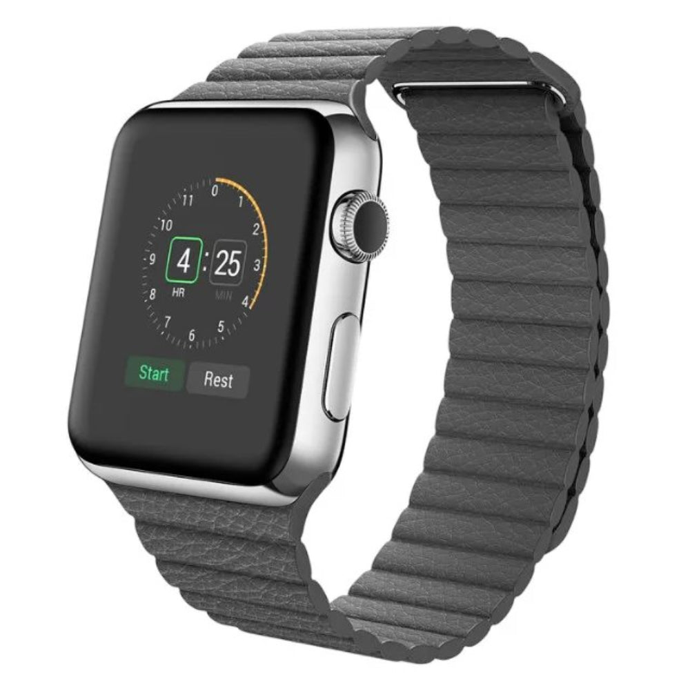 Leather Magnetic Strap for Apple Watch Series 8