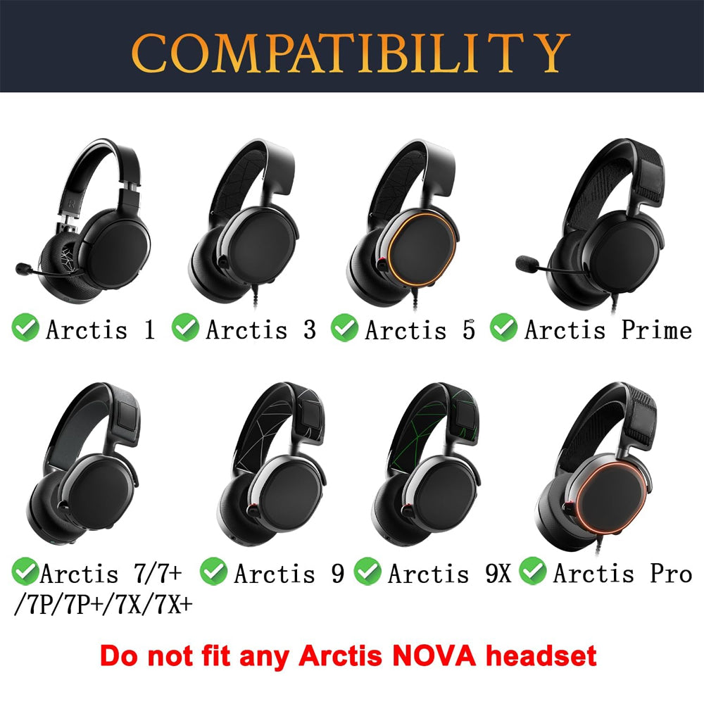 Earphone Pad Replacements for SteelSeries Arctis 1