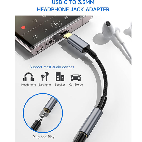 Type C to Aux Adapter