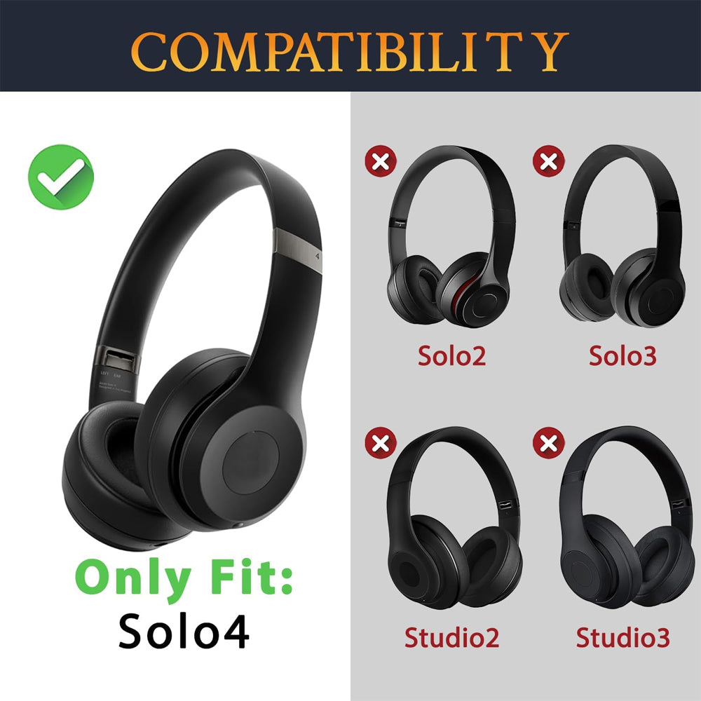 Replacement Ear Pads Compatible with Beats Solo 4