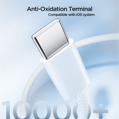 Braided Nylon USB-C to USB-C cable (1m)