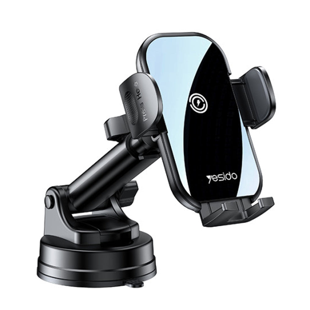 Fast Charging Wireless Car Charger Holder Suction Cup 15W
