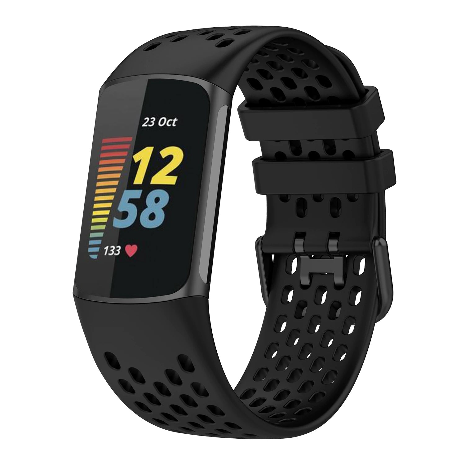 Rubber Sports Strap for Fitbit Charge 5