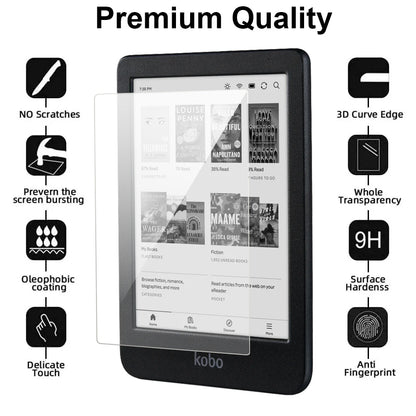 Glass Screen Protector for Kobo Clara BW 6"