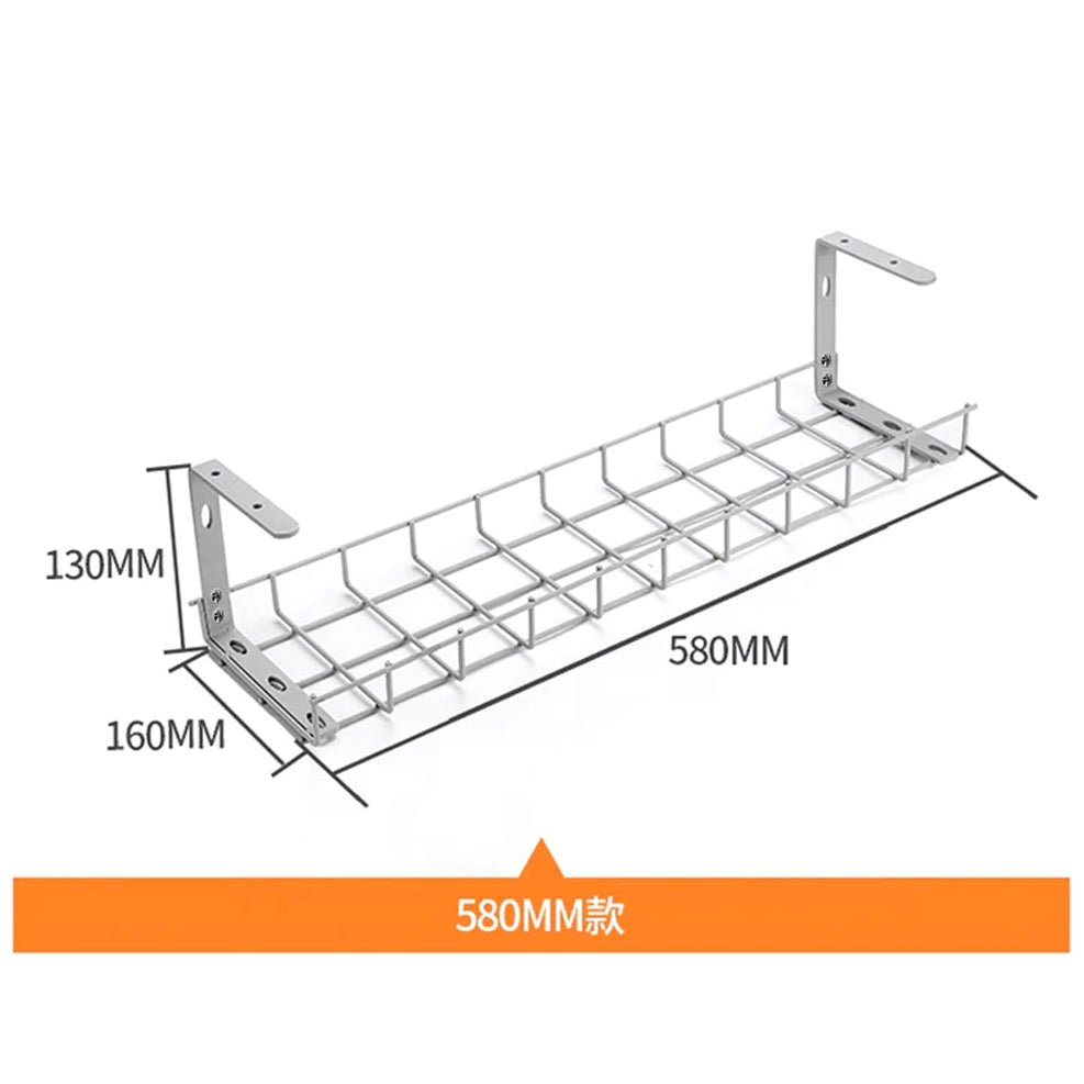 Under Desk Cable Management Basket Tray