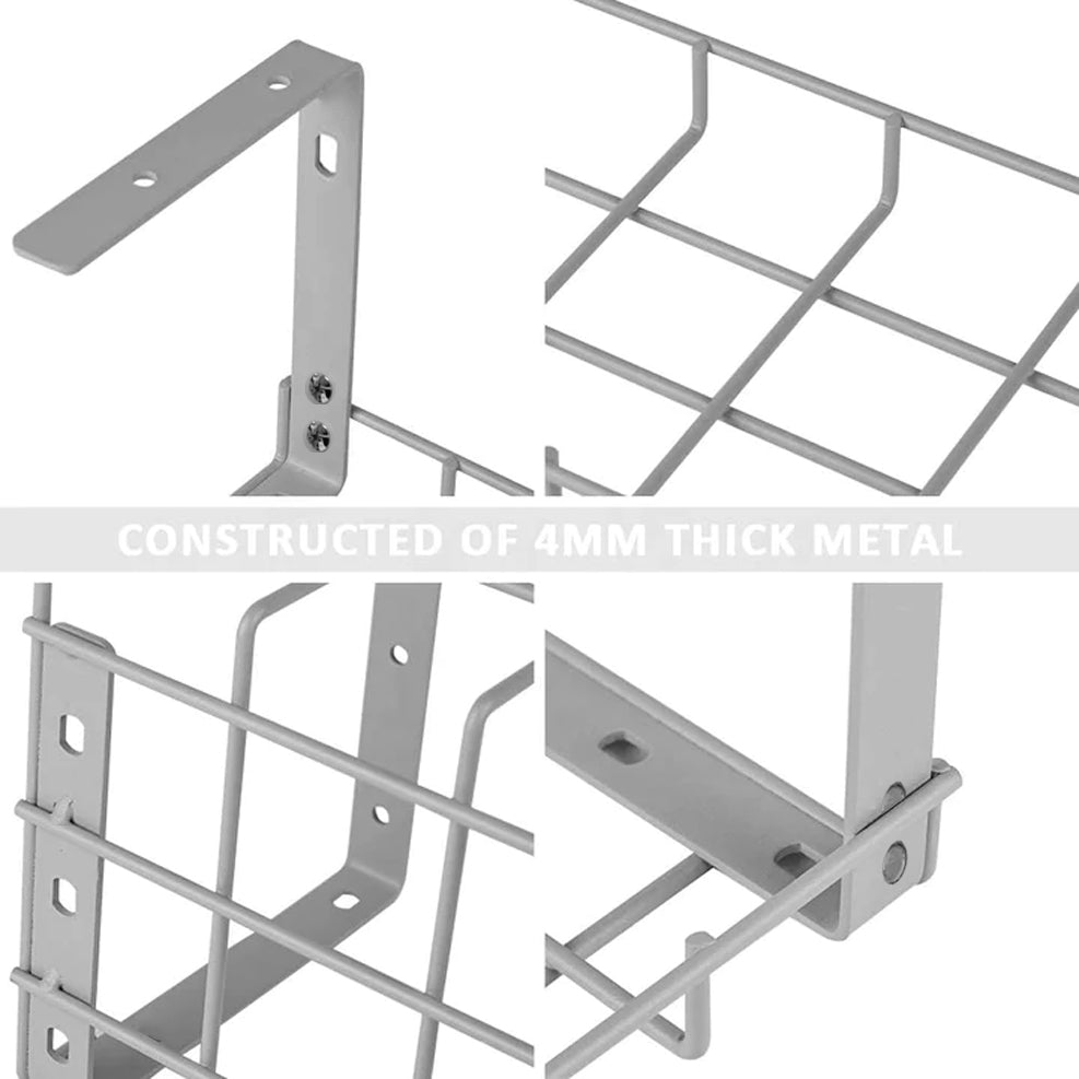 Under Desk Cable Management Basket Tray