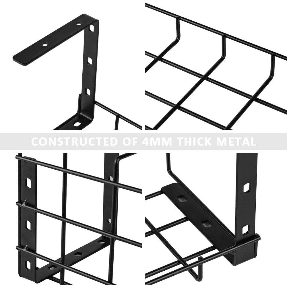 Cable Management Metal Desk Bracket