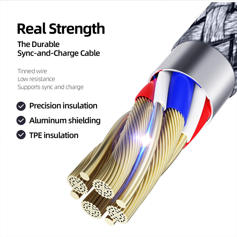 High-Density USB-A to USB-C cable (2m)