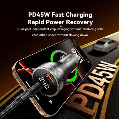 Fast Car Charger 100W (USB-A + USB-C) Essager