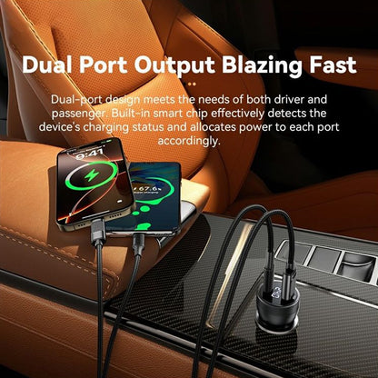Fast Car Charger 100W (USB-A + USB-C) Essager