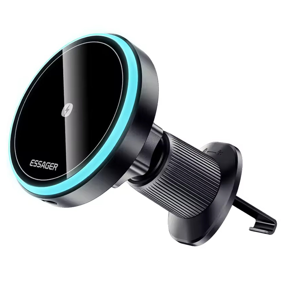 Fast Wireless Magsafe Compatible Air Vent Car Charger / Holder (15W) - ESSAGER