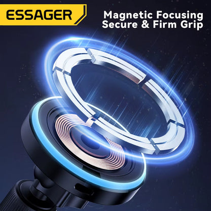 Fast Wireless Magsafe Compatible Air Vent Car Charger / Holder (15W) - ESSAGER
