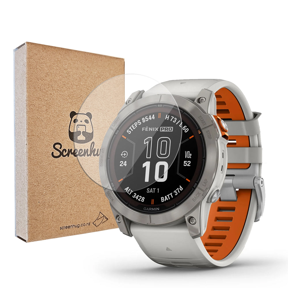 Glass Screen Protector for Garmin Fenix 7X Pro Sapphire Solar