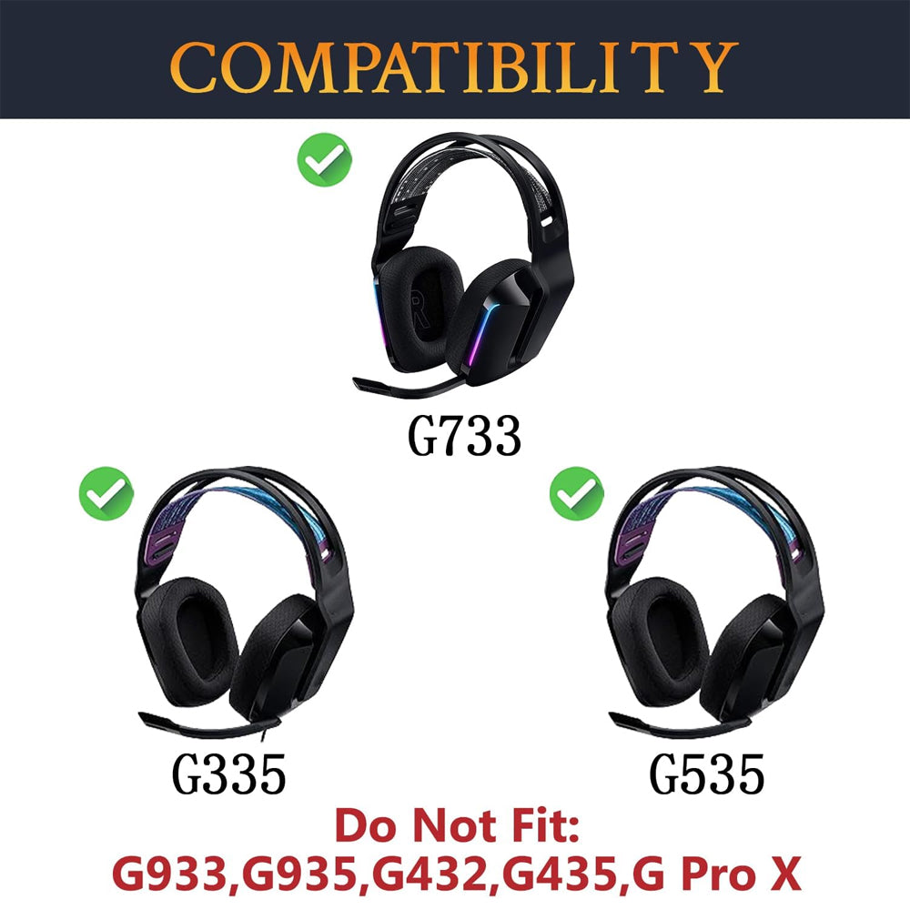 Earphone Pad Replacements for Logitech G335
