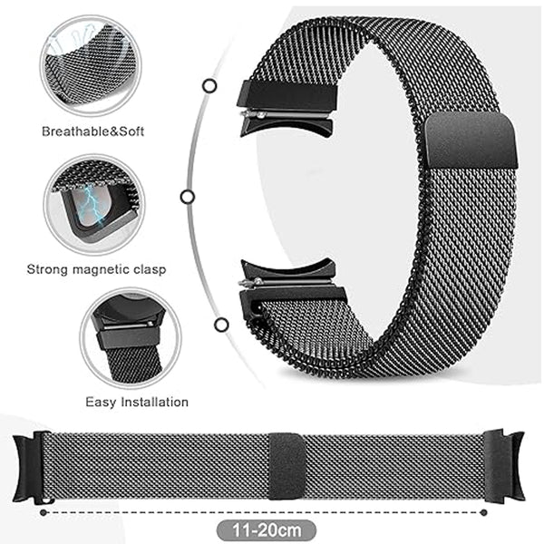 Milanese No Gap Metal Strap for Samsung Galaxy Watch FE