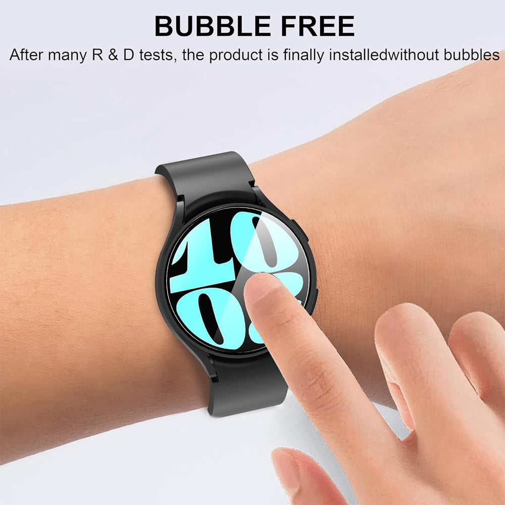 Samsung Galaxy Watch 6 44mm Glass Screen Protector Alignment Kit by SwiftShield (2 Pack - Clear)