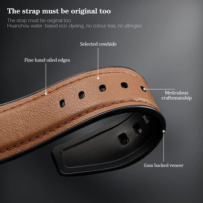 Leather-PU Hybrid Strap for Samsung Galaxy Watch 8 (44mm)
