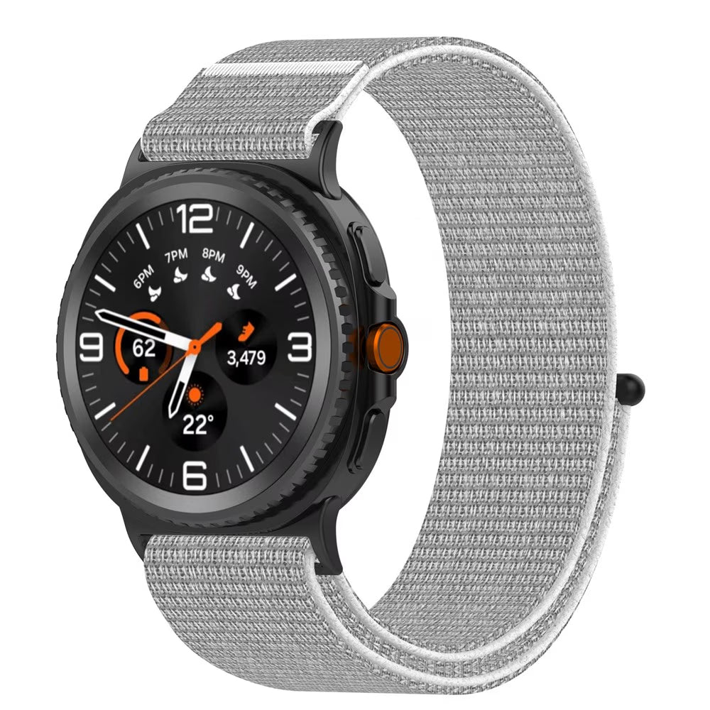 Nylon Velcro Strap for Samsung Galaxy Watch 8 (44mm)