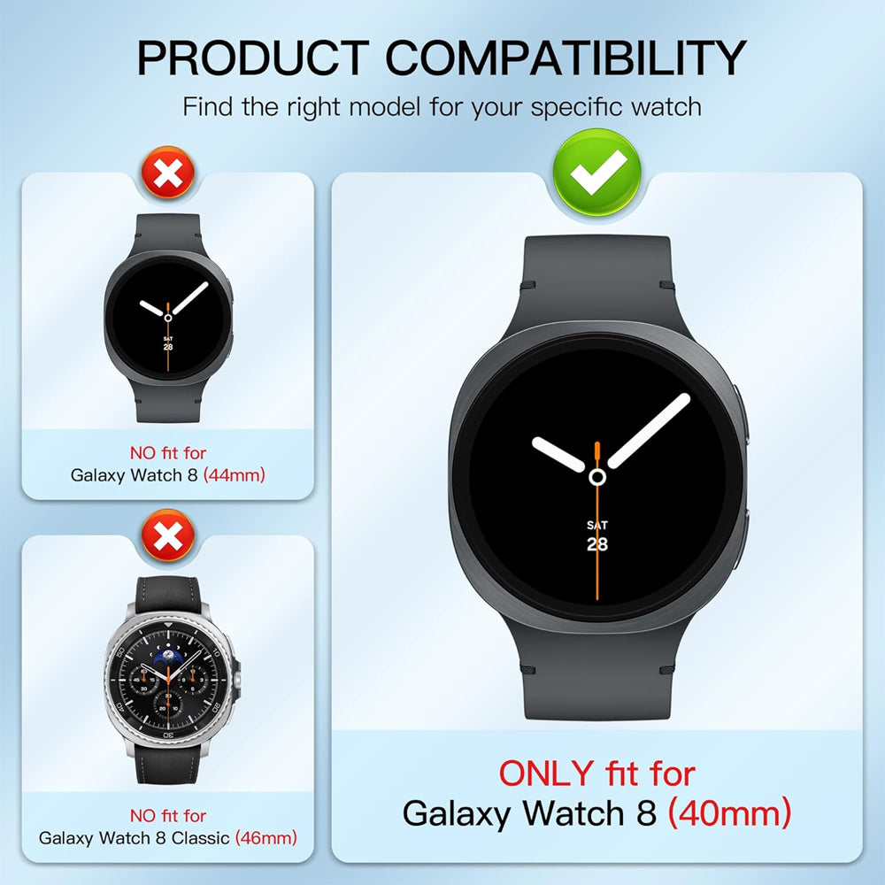 Protective Case for Samsung Galaxy Watch 8 (40mm)