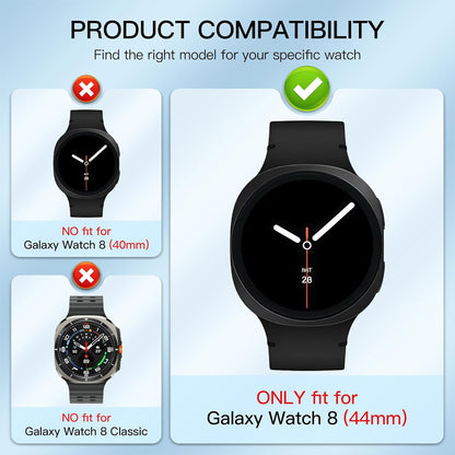 Clear TPU Case for Samsung Galaxy Watch 8 (44mm)