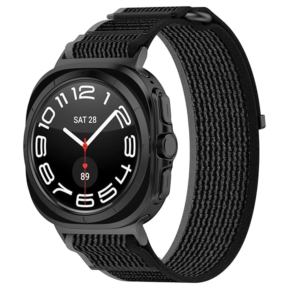 Nylon Velcro Strap for Samsung Galaxy Watch Ultra (2025)