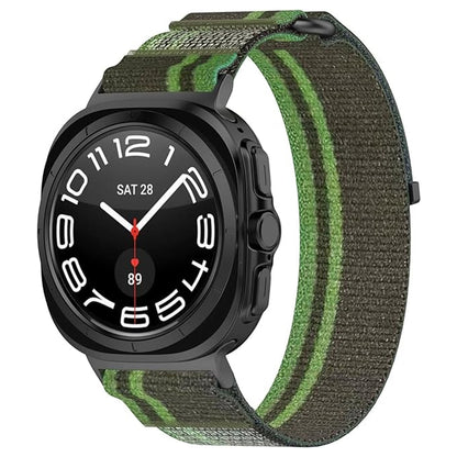 Nylon Velcro Strap for Samsung Galaxy Watch Ultra (2025)
