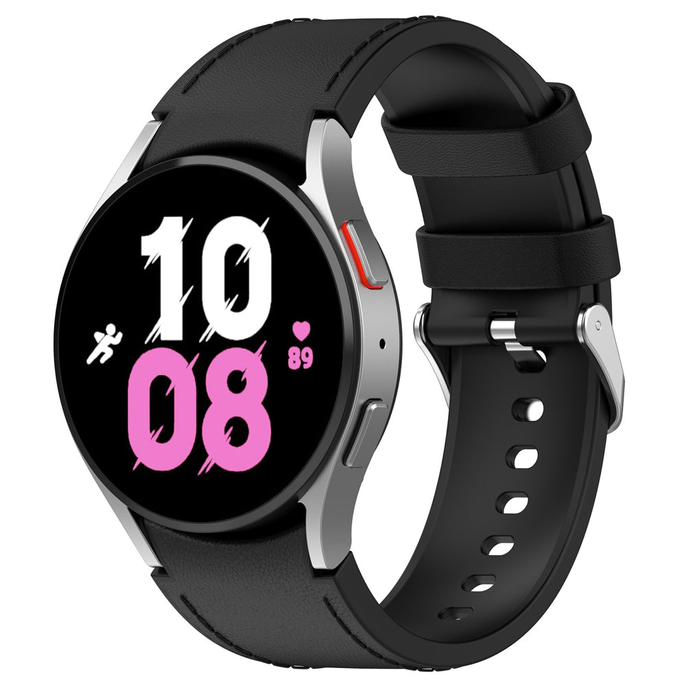 Leather Hybrid No Gap Strap for Samsung Galaxy Watch 5