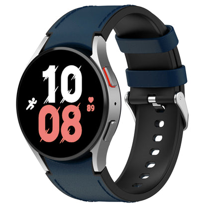 Leather Hybrid No Gap Strap for Samsung Galaxy Watch 4