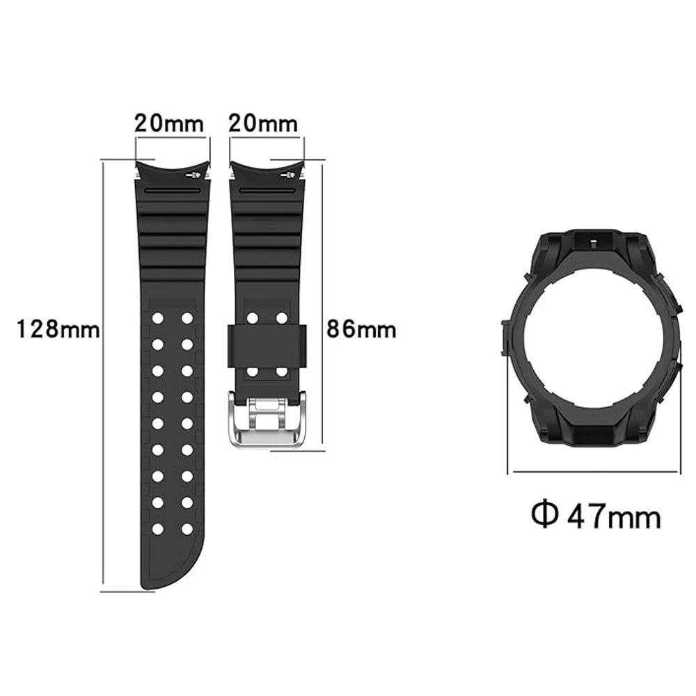 Rugged Sports Strap for Samsung Galaxy Watch 7 - (Seperate case)