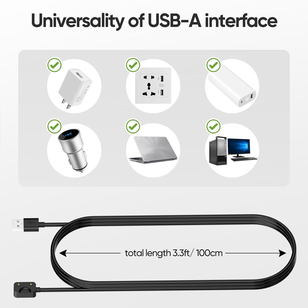 USB-A Charger Cable for Samsung Galaxy Fit 3