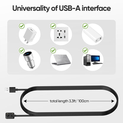 USB-A Charger Cable for Samsung Galaxy Fit 3