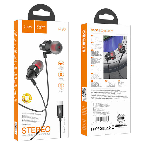 USB Type-C Stereo Wired Earphones - HOCO