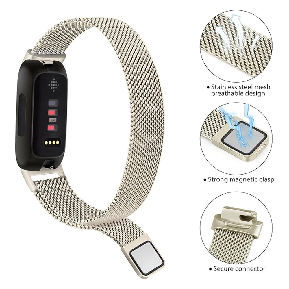 Milanese Metal Strap for Fitbit Inspire 3