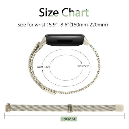 Milanese Metal Strap for Fitbit Inspire 3
