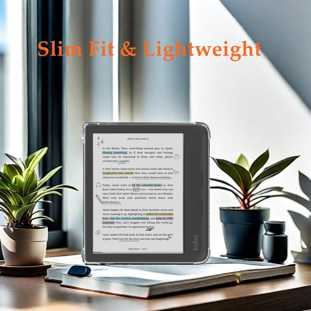 Clear Bumper Case for Kobo Libra 2 7"