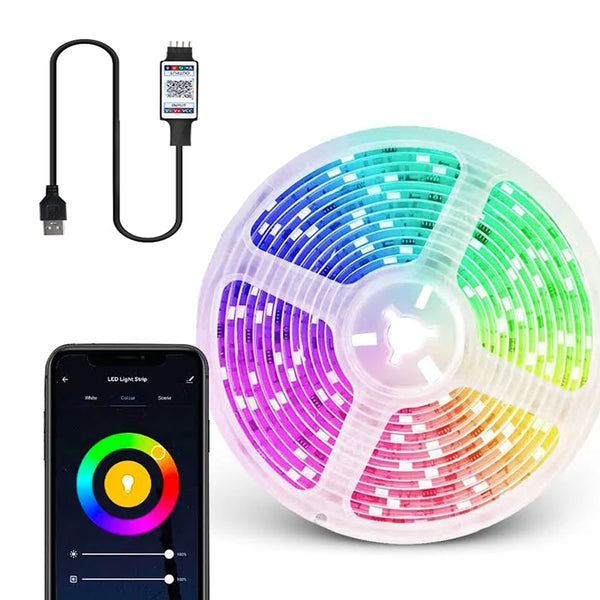 LED Bluetooth Strip USB Set