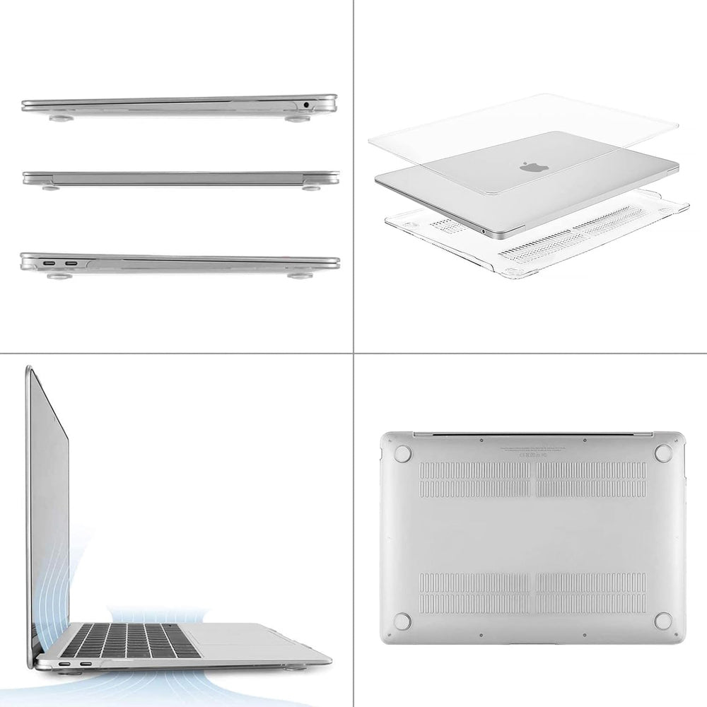 Clear Hard Case for Macbook Air 13.3" (2018 - 2022)