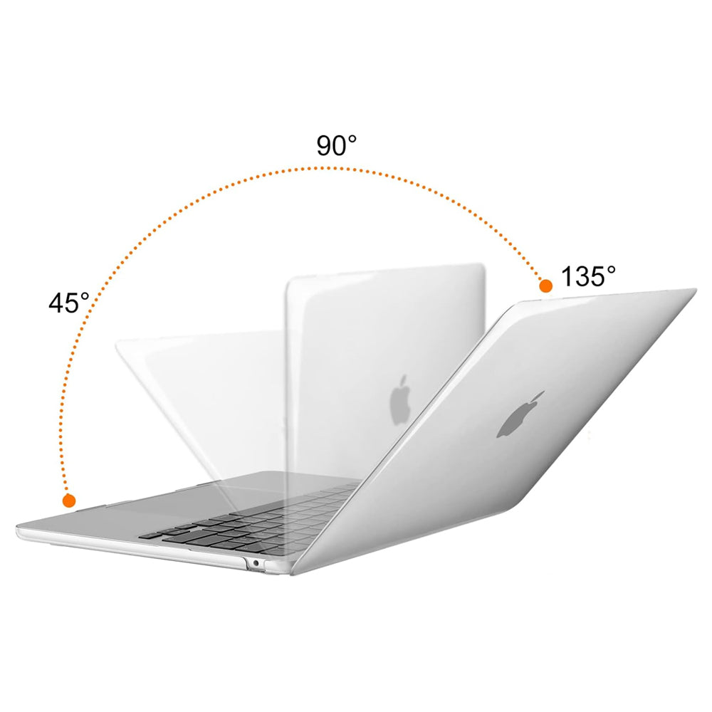 Clear Hard Case for Macbook Air 13.6" (2022 - 2024)